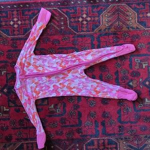 Hearts Little Sleepies Onesie with footies